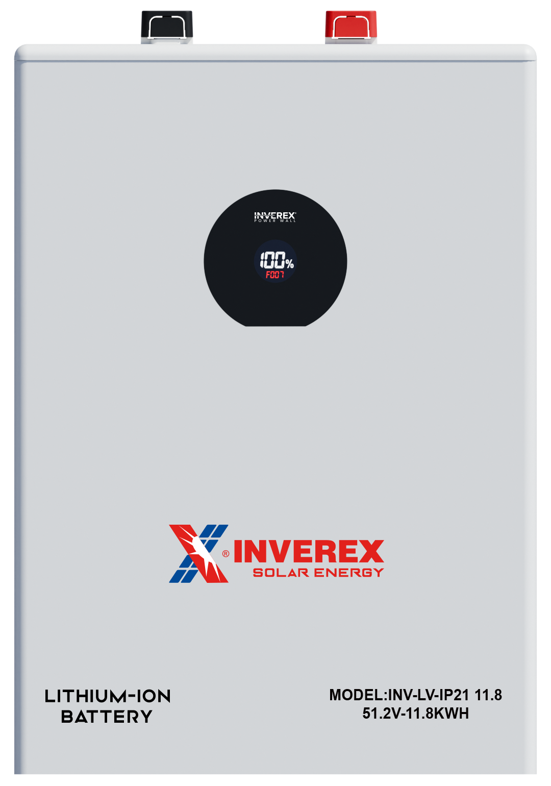 Inverex INV-LV-IP21 11.8 Lithium Ion Battery 11.8kWh LiFePO4 230Ah Commercial Grade
